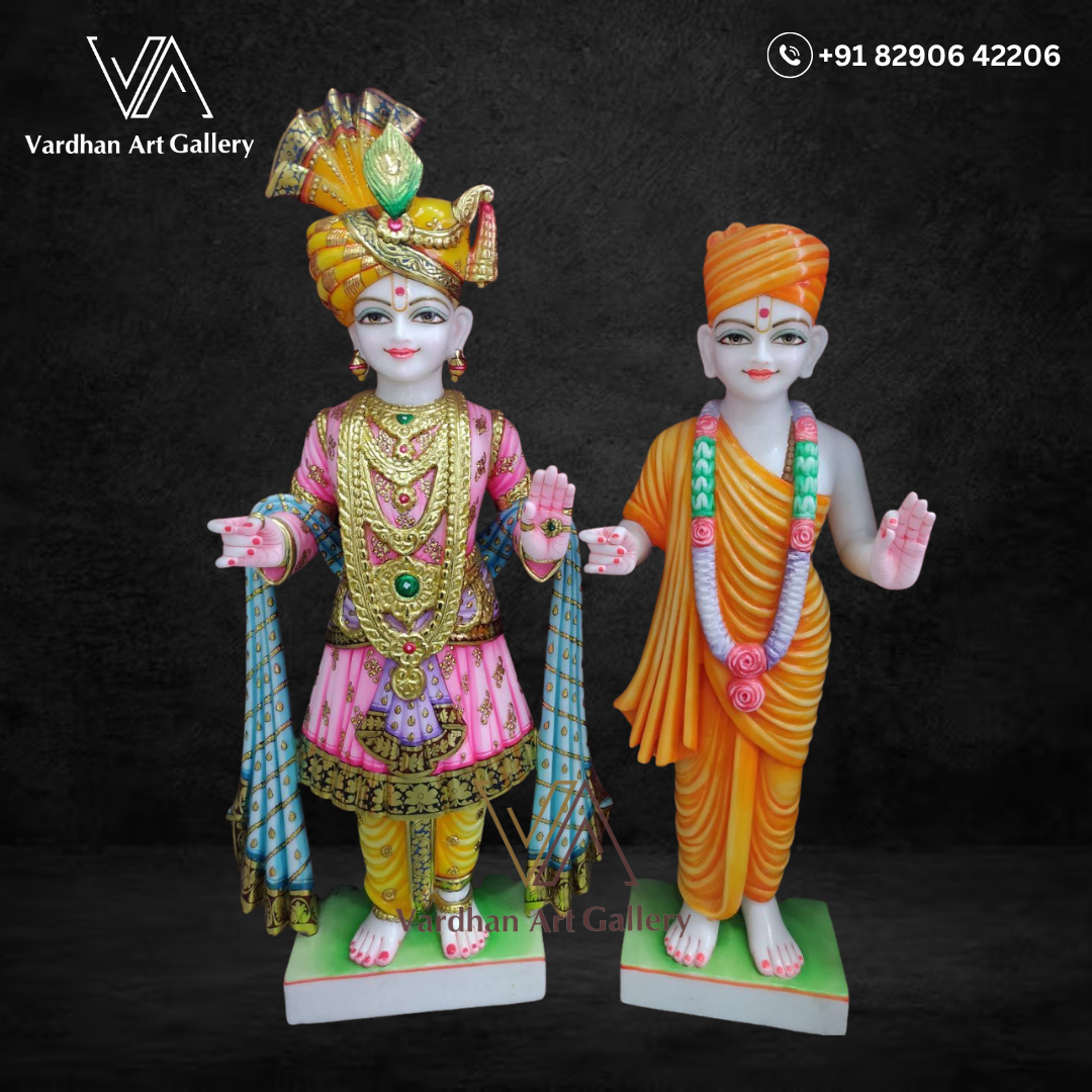 Shree Swaminarayan Marble Statue