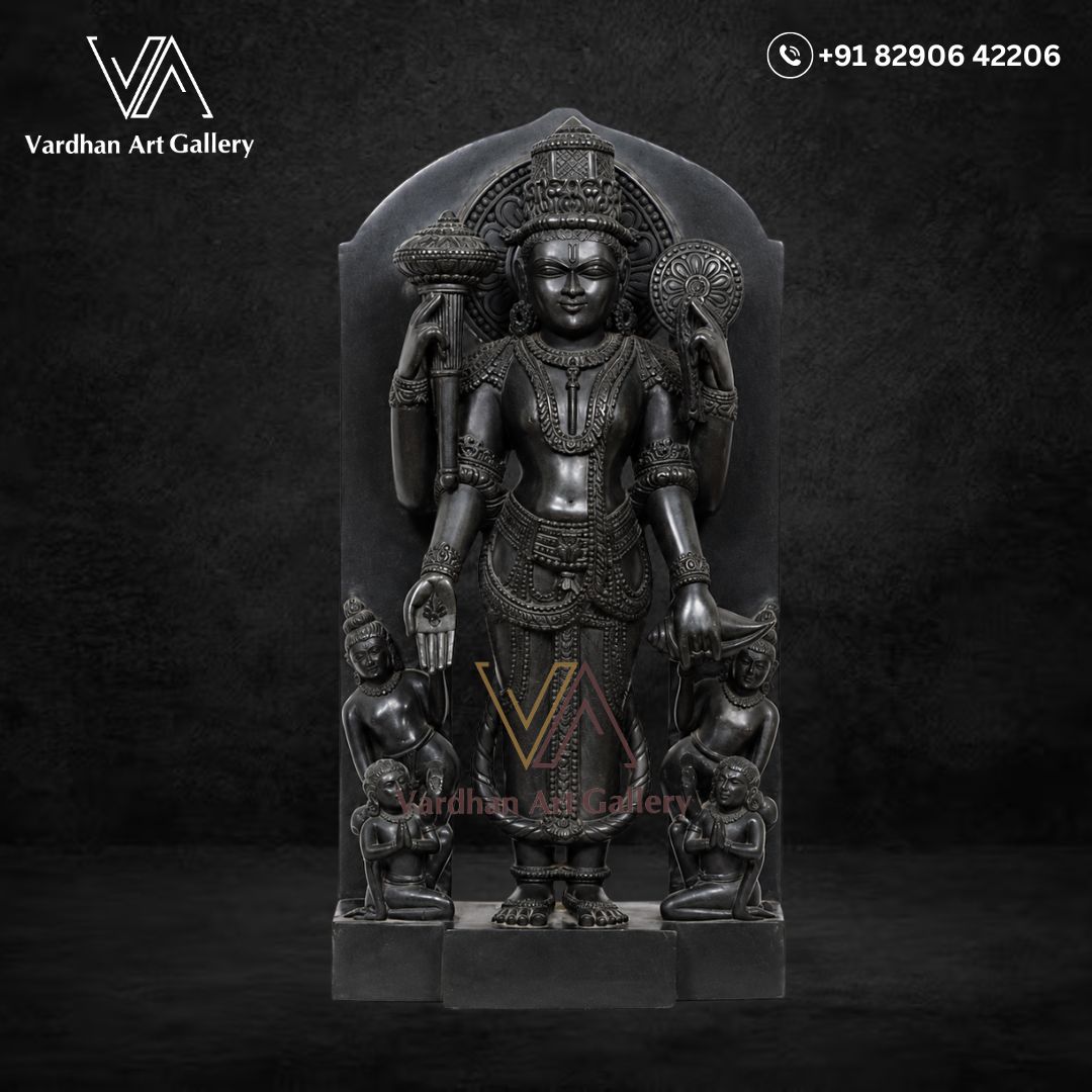 Dwarkadish Marble Statue 
